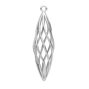 Spiralna zawieszka, świderek*srebro AG 925*OWS-00349 9,8x35 mm