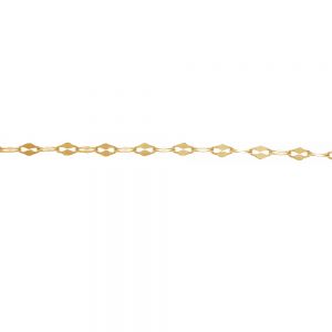 Złoty łańcuszek metraż - splot typu kawa*złoto AU 585*SG-AD 025 0,9 mm