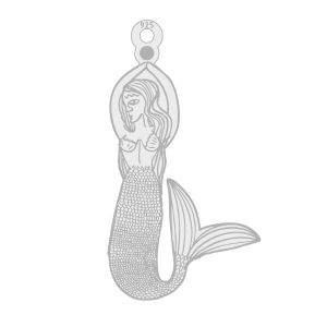 Zawieszka*srebro AG 925*LKM-3295 - 0,80 10,6x19,3 mm