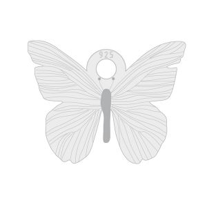 Zawieszka motyl*srebro AG 925*LKM-3297 - 0,80 10x12,8 mm