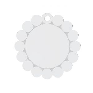 Zawieszka - koło*srebro AG 925*LKM-2201 - 05 15x15 mm