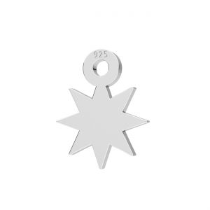 Mini zawieszka - słońce*srebro AG 925*LKM-3270 - 0,50 7x8,8 mm