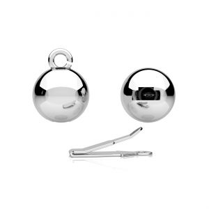 Zapięcie szufladkowe kulka - zestaw*srebro AG 925*SET OWS 00511 8x11,2 mm