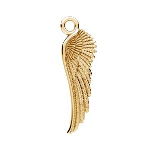 Zawieszka - skrzydło anioła*złoto AU 585*ODLZ-00162 6x18,5 mm