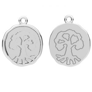 Zawieszka - drzewo życia, oprawa do żywicy*srebro AG 925*CON-1 ODL-01347 16,7x19,4 mm