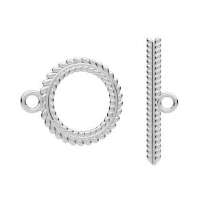 Zapięcie do bransolet typu Toggle*srebro AG 925*ZAM 12 SET ODL-01373 5,3x15,2 mm