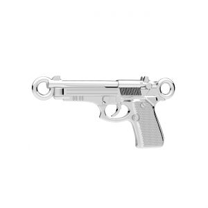 Zawieszka łącznik - pistolet Beretta*srebro AG 925*CON 2 ODL-01446 12,2x25,3 mm