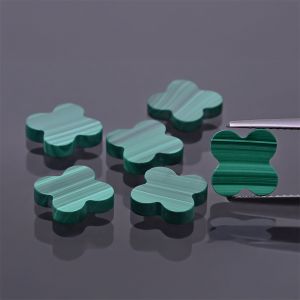Koniczynka z malachitu 10x10 MM