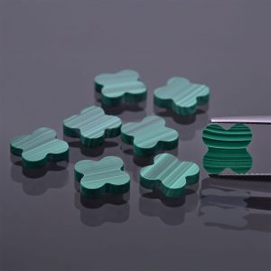 Koniczynka z malachitu 8x8 MM