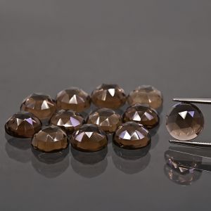 Rozeta - kwarc dymny 6 MM