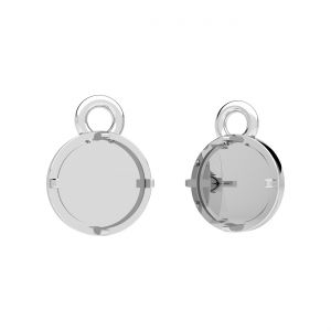 Zawieszka - oprawa do okrągłych kamieni naturalnych 6mm*srebro AG 925*CON-1 OWS-01031 7,3x9,1 mm