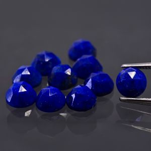 Okrągły kamień, rozeta - lapis lazuli 6 MM