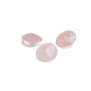 Okrągły kamień, stożek - kwarc różowy 12 MM
