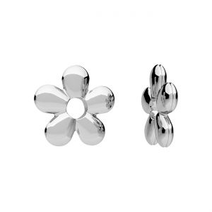Zawieszka - pękaty kwiatek*srebro AG 925*CON-1 ODL-01628 10,2x10,6 mm