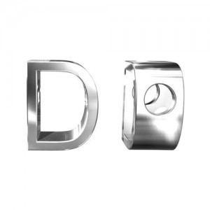 Pendant - letter D*sterling silver AG 925*ALF D