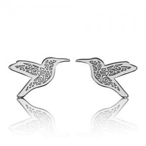 Stud earring - hummingbird*sterling silver AG 925*SZ 45