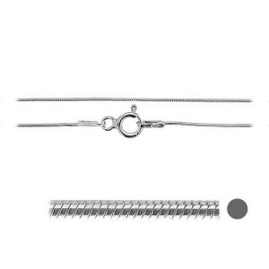 Łańcuszek typu Snake z zamkiem*srebro AG 925*SN 015 38-60 cm