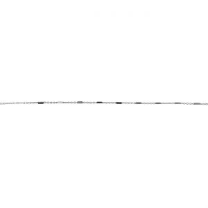 Łańcuszek metraż - typu Ankier z podłużną kostką*srebro AG 925*A 030 D4L 1x3 mm
