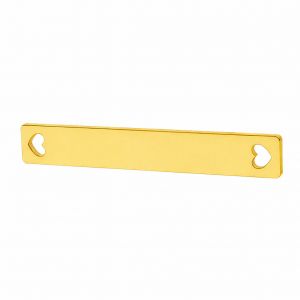 Zawieszka łącznik - blaszka prostokątna*srebro AG 925*LKM-2031 - 0,50 4x24 mm