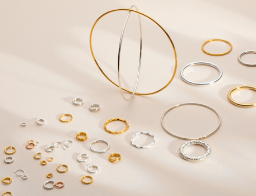 Kółeczka montażowe jako najczęściej używane półfabrykaty do wyrobu biżuterii